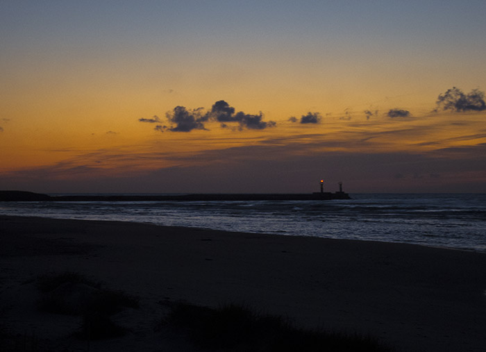 Abendliche Stimmung in Pavilosta